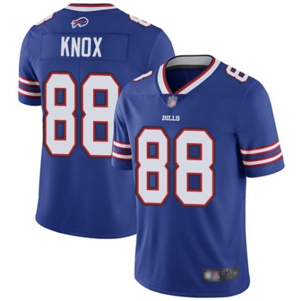 Mens Kids Youths  Dawson Knox Blue Stitched  Jersey